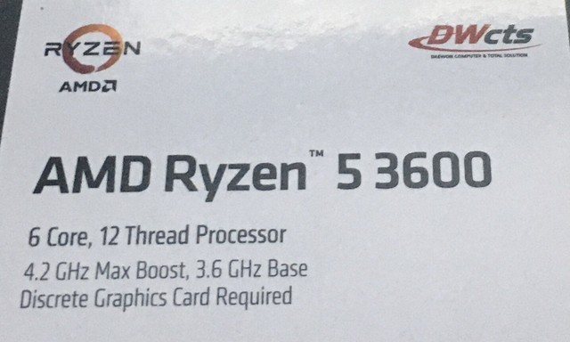 Amd Ryzen 5 3600 Six Core 3 6 Ghz Desktop Processor For Sale Online Ebay