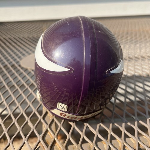 2 Vintage Minnesota Vikings Mini Football Helmets Riddell 1995 Signed - Bild 11 von 15