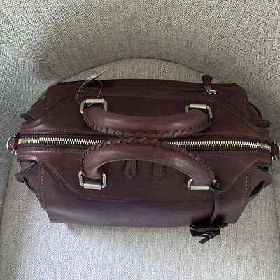 Coach Ace Satchel Burgundy Crossbody Shoulder Bag NWT | eBay