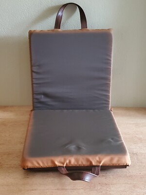 Camping Fishing Hunting Seat Cushion Portable UNSURE Snaps Together Vtg Hazel