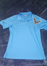 Callaway Polo Shirt Opti Shield Dark Blue Polo Opti Dri Big Logo Size L