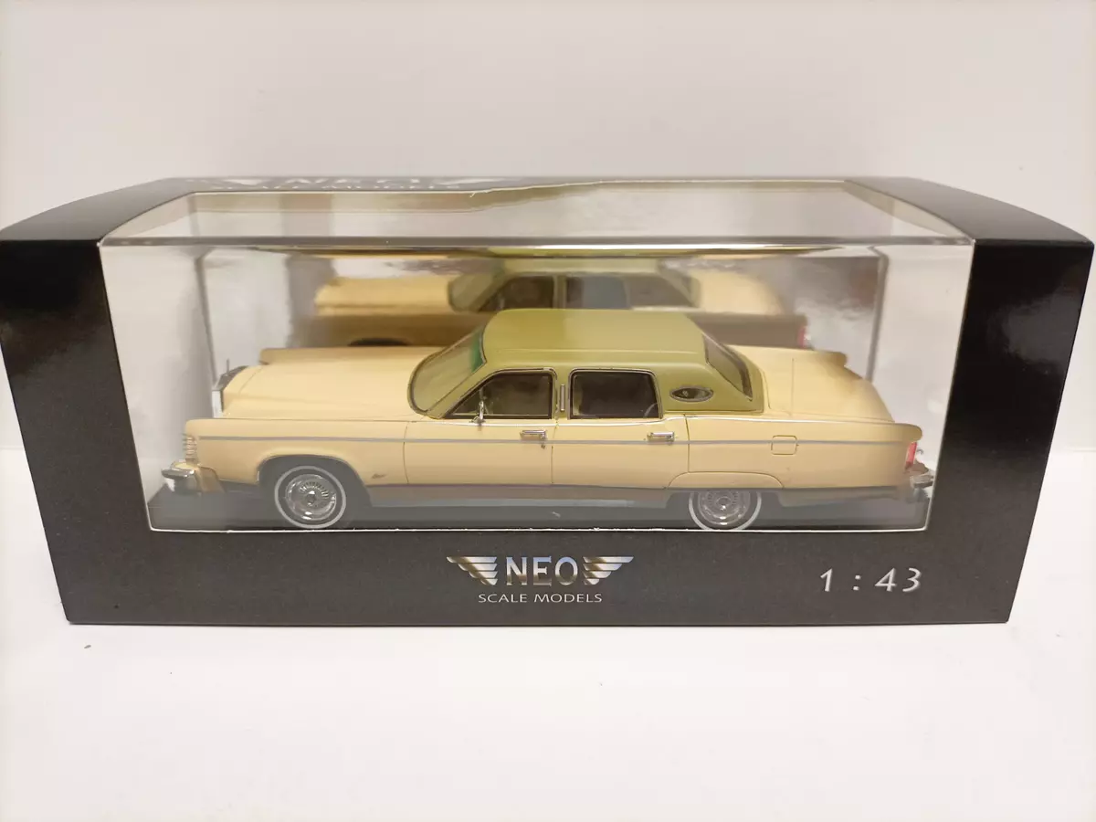 Neo 1/43 Resin car model Lincoln Town Car 1982 Yellow | eBay