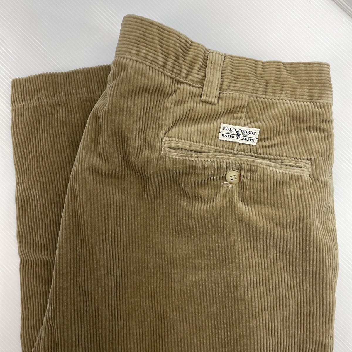 Polo Cords by ralph lauren corduroy pants chunky 35x36.5 Polo Cords by ralph lauren corduroy pants chunky 35x36.5