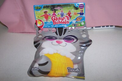 Zing Cat Glove-A-Bubbles Bubble Glove NEW in Pack Wave & Play Loads of Fun 3+Age