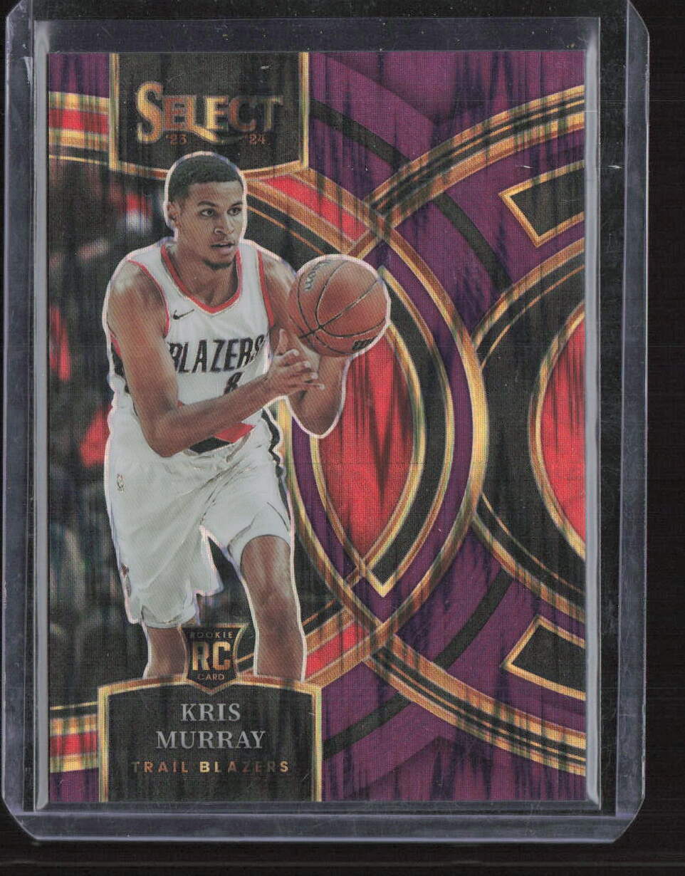 2023-24 Panini Select #120 Kris Murray Premier Purple Flash /175 RC
