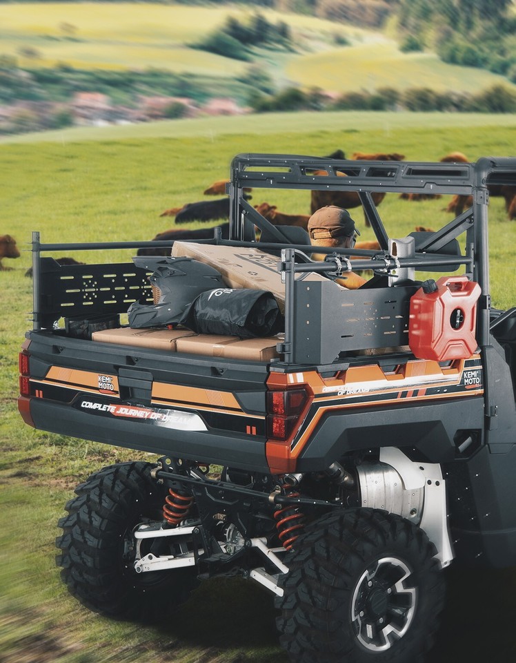 KEMIMOTO Rear Cargo Rack Bed Rack for Polaris Ranger XP 570/900/1000 ...