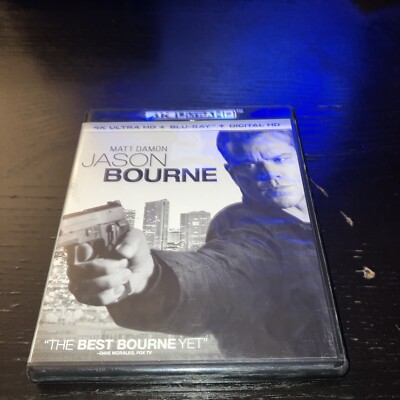 Jason Bourne (Ultra HD, 2016)4k Blu Ray
