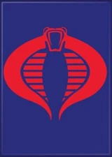 ATA-BOY G.I JOE COBRA INSIGNIA MAGNET 2.5” X 3.5” NEW