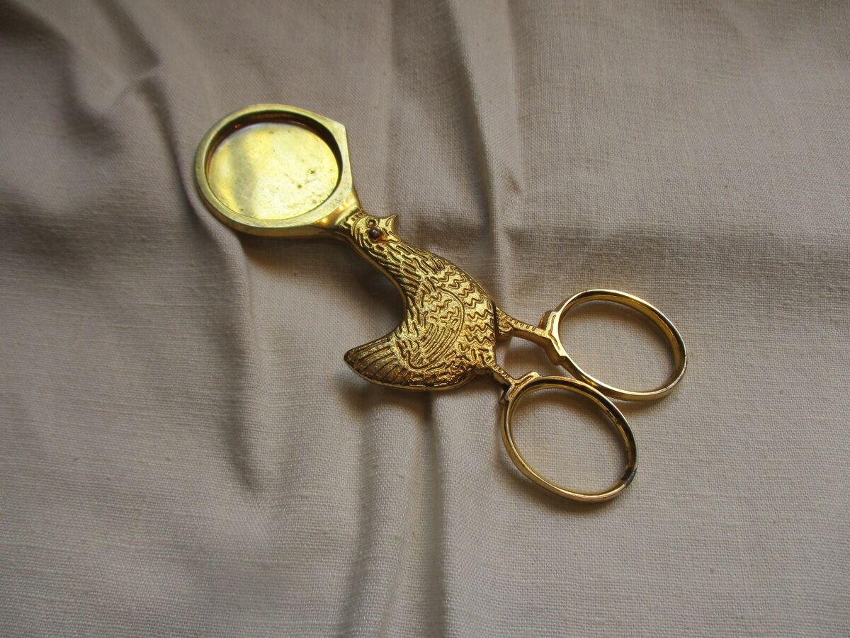 VINTAGE GOLD INVENTO SOLIGEN GERMANY CHICKEN EGG CUTTER VINTAGE GOLD INVENTO SOLIGEN GERMANY CHICKEN EGG CUTTER