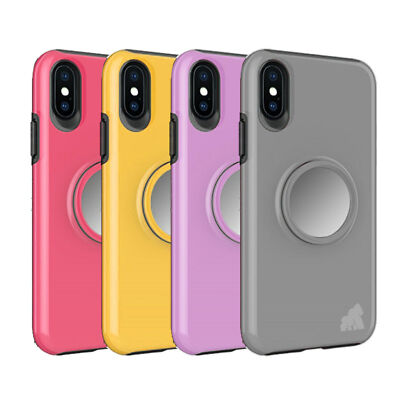 Pop Up Hülle für iPhone 11 Pro Max, XR mit magnetischem Halter Ständer schmaler Schutz