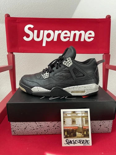Nike Air Jordan 4 Retro Black Oreo 2015 US10 EU4  OG All - Wie NEU OVP - 8./10