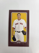 1/1 CAROLINA BRIGHTS MAROON BLANK BACK RARE 2010 Topps T206 JOHN LACKEY RED SOX 