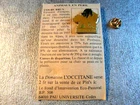 RARE PIN'S PINS - BROWN BEAR ANIMALS IN PERIL L'OCCITANE + VINTAGE INSERT