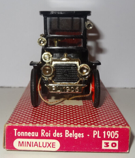 Miniature Panhard & Levassor Tonneau Roi Des Belges 1905 - 1/43 - Minialuxe