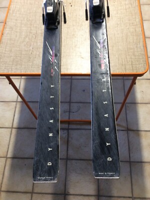 ANCIEN SKIS DYNASTAR 200cm Dynasty 81 Kevlar Made France /Fixations Look 3D EUR 69,90 - FR