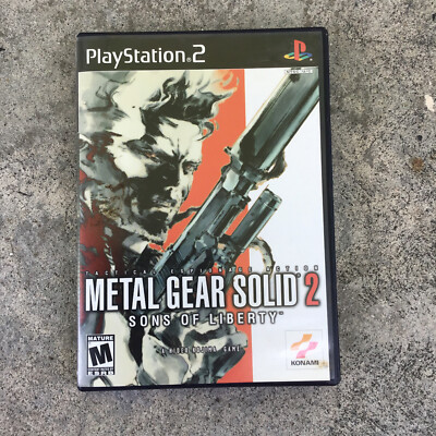 Metal Gear Solid 2: Sons of Liberty PS2 Complete with Manual & Reg
