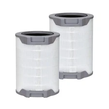Nispira LV-H134 True HEPA Carbon Filter for Levoit Air Purifier LV-H134-RF 2 Pk