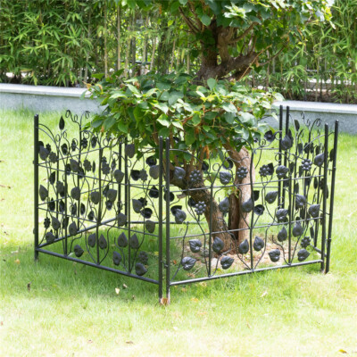 5-Piece Garden Fence Steel Border Garden Landscape Fencing Edge Section 24''x10ft