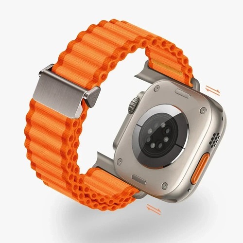 Nylon Ocean Band for Apple Watch Ultra 2/1 49mm 10 42/46mm Sports Men Strap - Picture 5 of 9