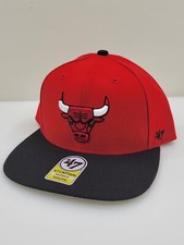 '47 Captain Snapback Chicago Bulls Youth Size Hat Cap Forty Seven Nice Shape!