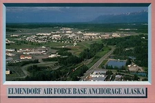 Elmendorf Air Force Base Anchorage Alaska, AK, United States Military - Postcard