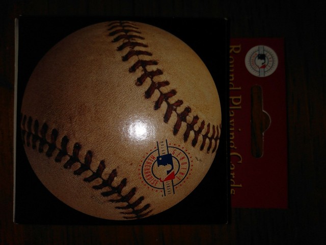 2 Round Deck Major League Baseball MLB Playing Cards 508 Parks Scenes 