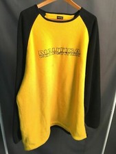Nautica Competition Vintage SpellOut Fleece Pullover Mens XLT Tall Made In USA
