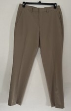 NWT Nautica Men  s Travelwear Khaki Pants 36/32 Flat Front Sail Flex Waistband