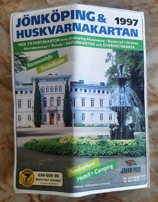 Map of JONKOPING & HUSKVARNA, Sweden