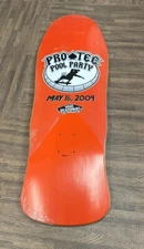 2009 Pro Tec Pool Party Vans Skatepark Limited Edition Skateboard Deck 83/100