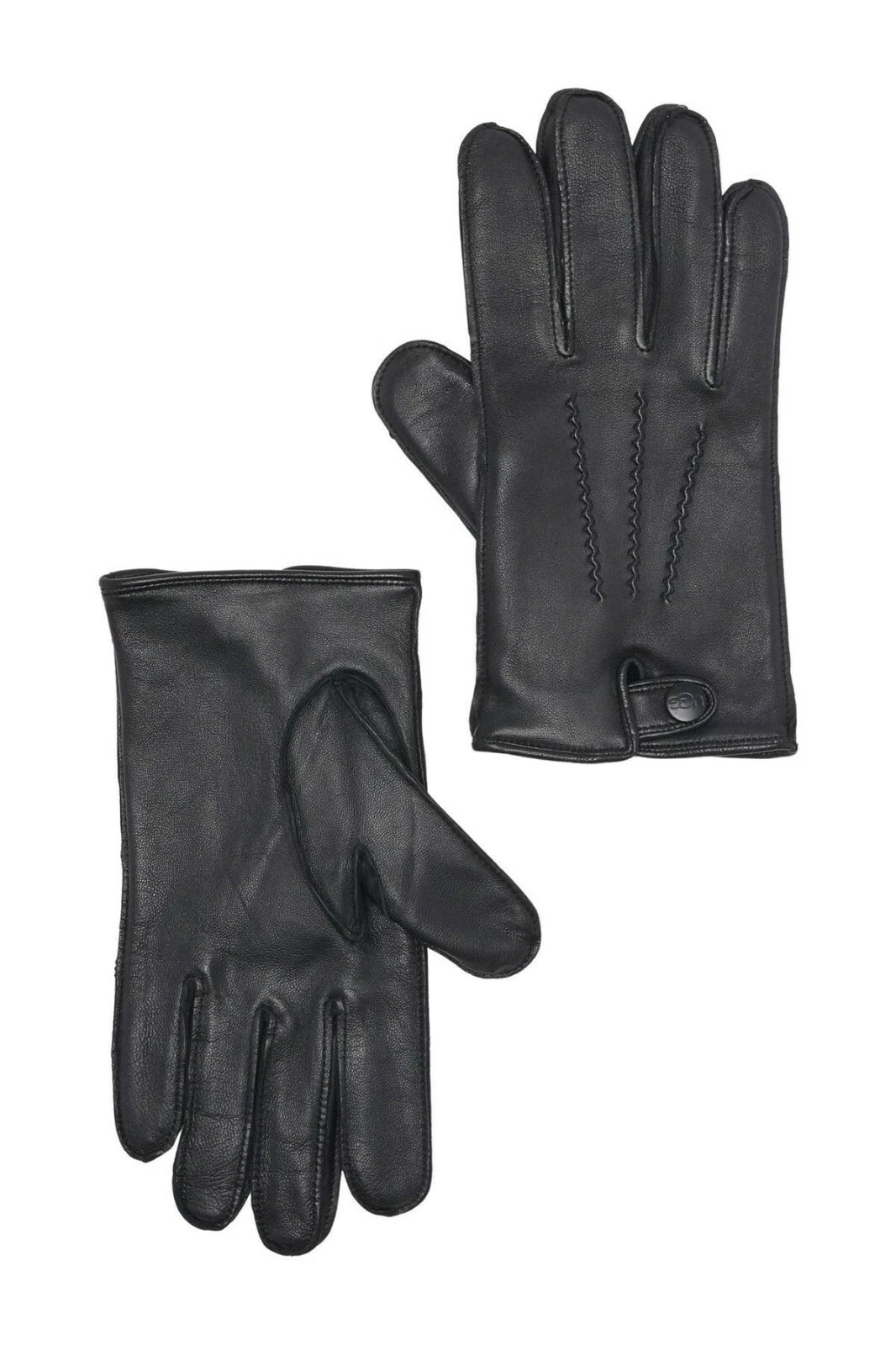 NEW MEN UGG METISEE TABBED VENT TECH SOFT STRETCH GENUINE LEATHER GLOVES X-LARGE