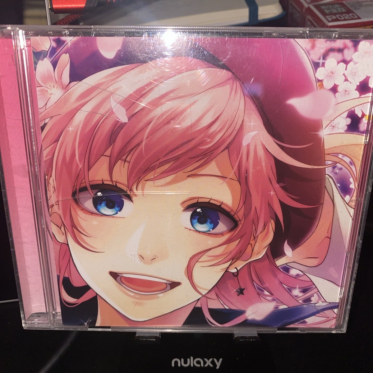 短冊　歌用　古代色ぼかし　朱　新品未使用 Kyou mo Sakura Mau Akatsuki ni - CHiCO with HoneyWorks Japan