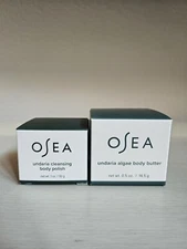 Bundle NIB Travel Size OSEA Undaria Algae Body Butter 0.5 oz & Body Polish 1 oz 