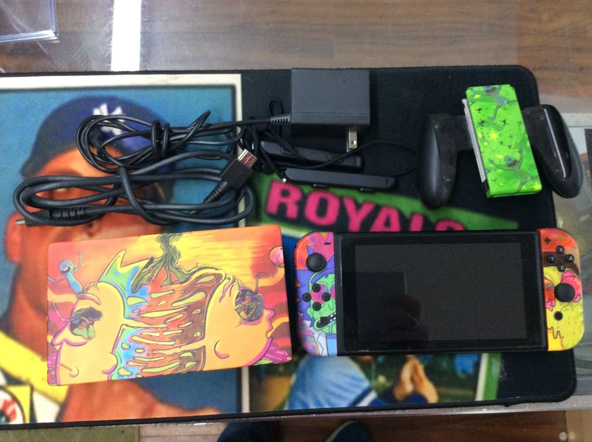 Rick & Morty Inspired New Nintendo Switch system Full Set Custom