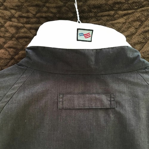 Perry Ellis America Windbreaker Jacket Black Long Sleeve Full Zip MENS XXL 2XL - Picture 7 of 7