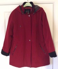 Womens Red Nautica Waterproof Coat - Size Xl - Bnwot - Bargain