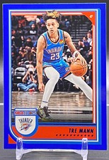 2022-23 Panini NBA Hoops #205 TRE MANN Oklahoma City Thunder Blue