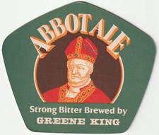 BEER MAT - GREENE KING BREWERY - ABBOT ALE - (Cat No 093) - (1983)