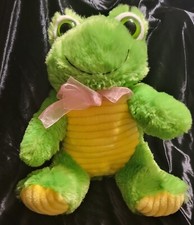 DanDee Smiling Frog 10" Plush stuffed animal with plastic eyes