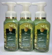 3 Princess Tiana Gentle Foaming Hand Soap Bath  Body Works 8.75 fl oz