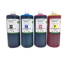 4x1000ml Ink Refill Kit Bottles BKCMY For HP 932 933 934 935 936 Universal Ink