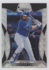 2019 Panini Prizm Blue Wave Prizm 32/60 Robinson Cano #17 8k4