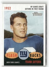 2006 Topps Heritage Frank Gifford Flashbacks New York Giants #FL-1