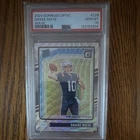 Panini Donruss Optic Drake Maye Rated Rookie Wave Prizm /300 #229 PSA 10