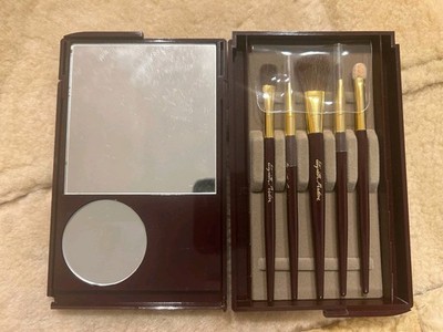 Elizabeth Arden Vintage Make-up Brush Set Waschtisch Spiegel Tragbar Pinsel...