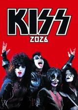 2026 Wall Calendar [8"x12"] Kiss Group Music Photo Poster Magazine Cover