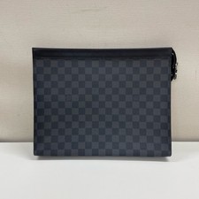 Louis Vuitton Pochette Voyage Damier Chain M30840 Men's Toiletry Bag