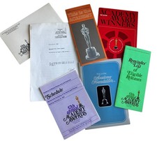 Vtg 1985 Academy Awards Press Promotional Ephemera 57th Oscars 7 pc Lot 1980s