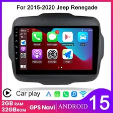 Carplay Car Radio Stereo For 2015-2020 Jeep Renegade Android 15 BT GPS Navi 32GB
