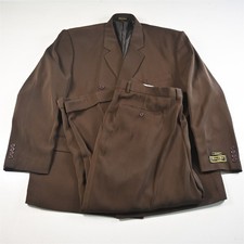 Richard Harris 52R 42x28 Brown Double Breasted Mens Jacket Pants Suit